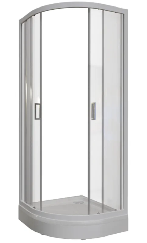 Душевой уголок Radomir Берген 1-03-1-0-0-3490 800*800 мм (белый/прозрачное)
