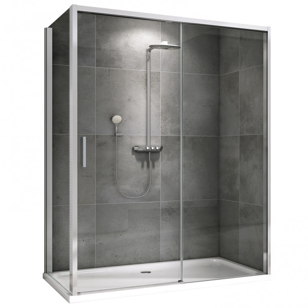 Душевой уголок Abber Komfort AG93120-S92 900*1200 мм (хром/прозрачное)