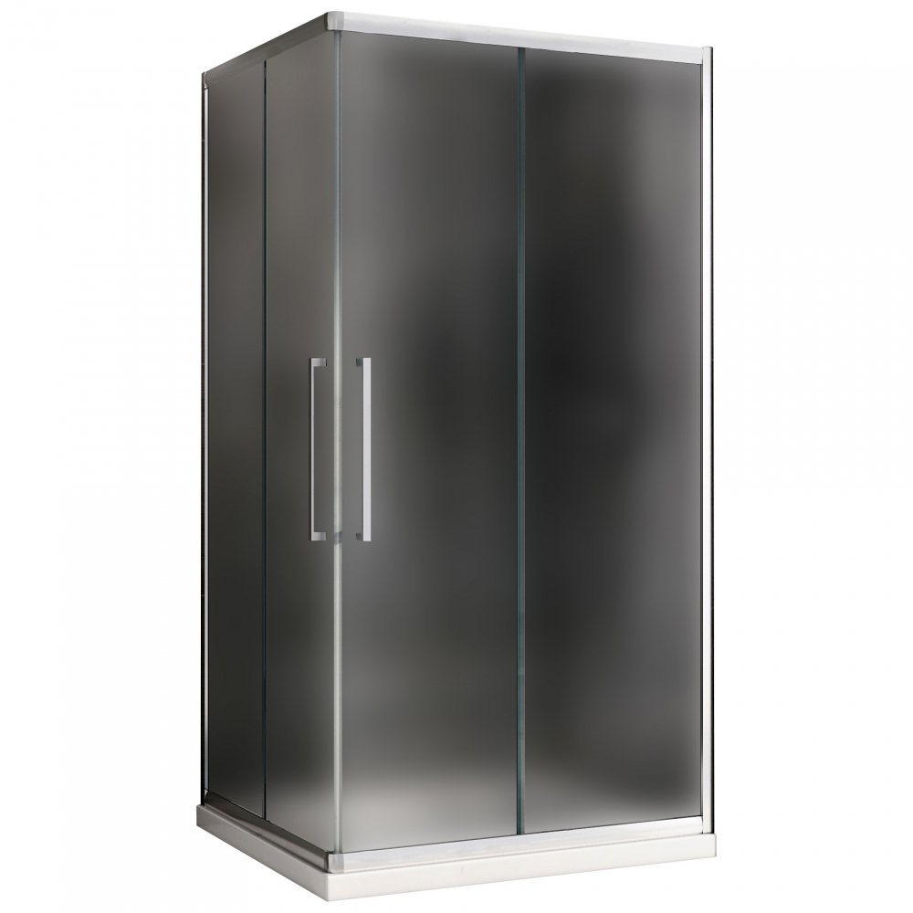 Душевой уголок Abber Schwarzer Diamant AG02129MH 1200*900 мм (хром/матовое)