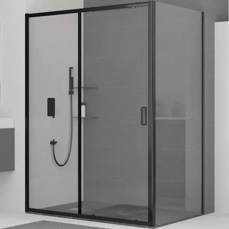 Душевой уголок RGW Classic CL-48-1 B 1200*900 мм (чёрный матовый/прозрачный)