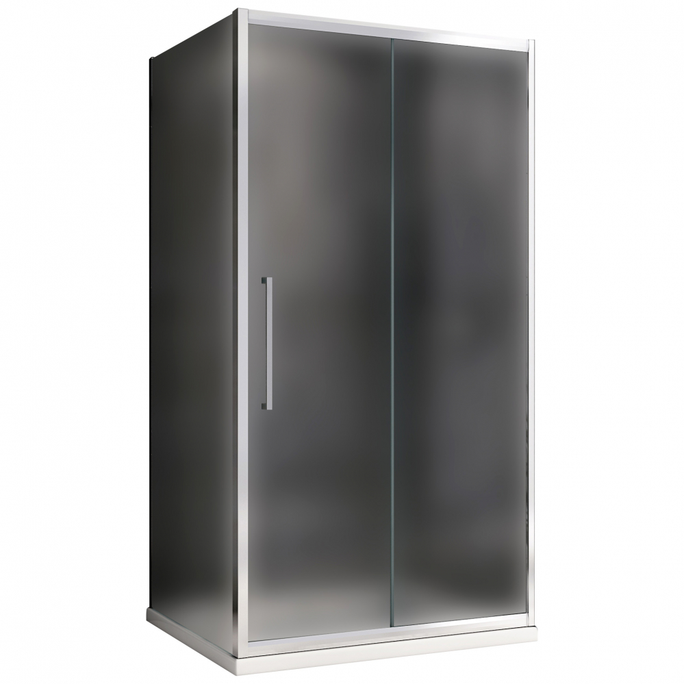 Душевой уголок Abber Schwarzer Diamant AG30110MH-S50M 1100*500 мм (хром/матовое)