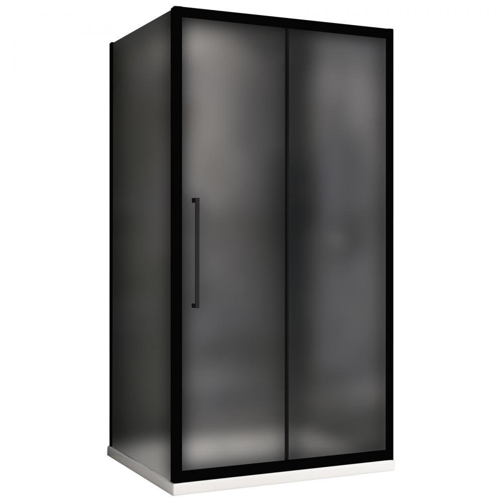 Душевой уголок Abber Schwarzer Diamant AG30140BMH-S70BM 1400*700 мм (чёрный/матовое)