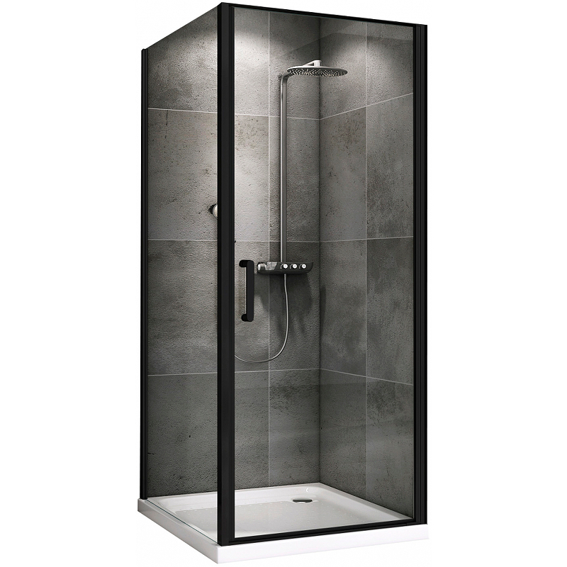 Душевой уголок Abber Sonnenstrand AG04100B-S70B 1000*700 мм (чёрный/прозрачное)