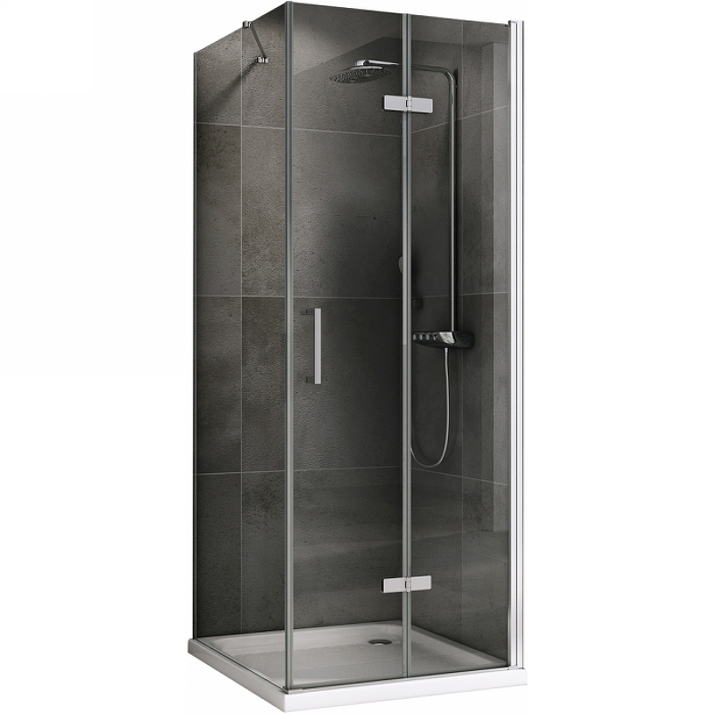 Душевой уголок Abber Zart AG08070P-S71 700*700 мм (хром/прозрачное)
