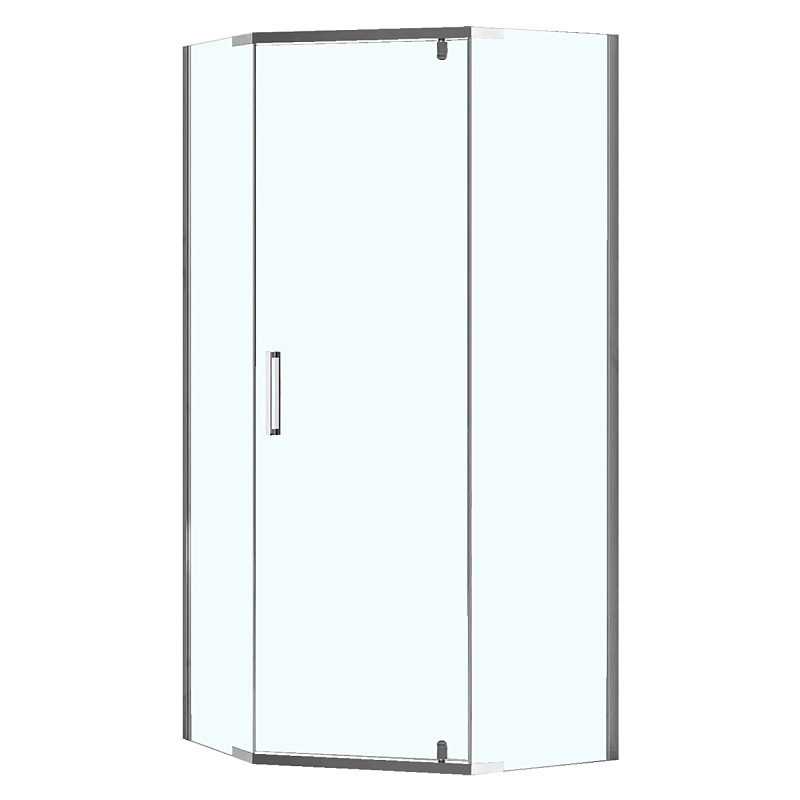 Душевое ограждение Loranto Neo CS-22108-100 1000*1000 мм (серебро/прозрачное)