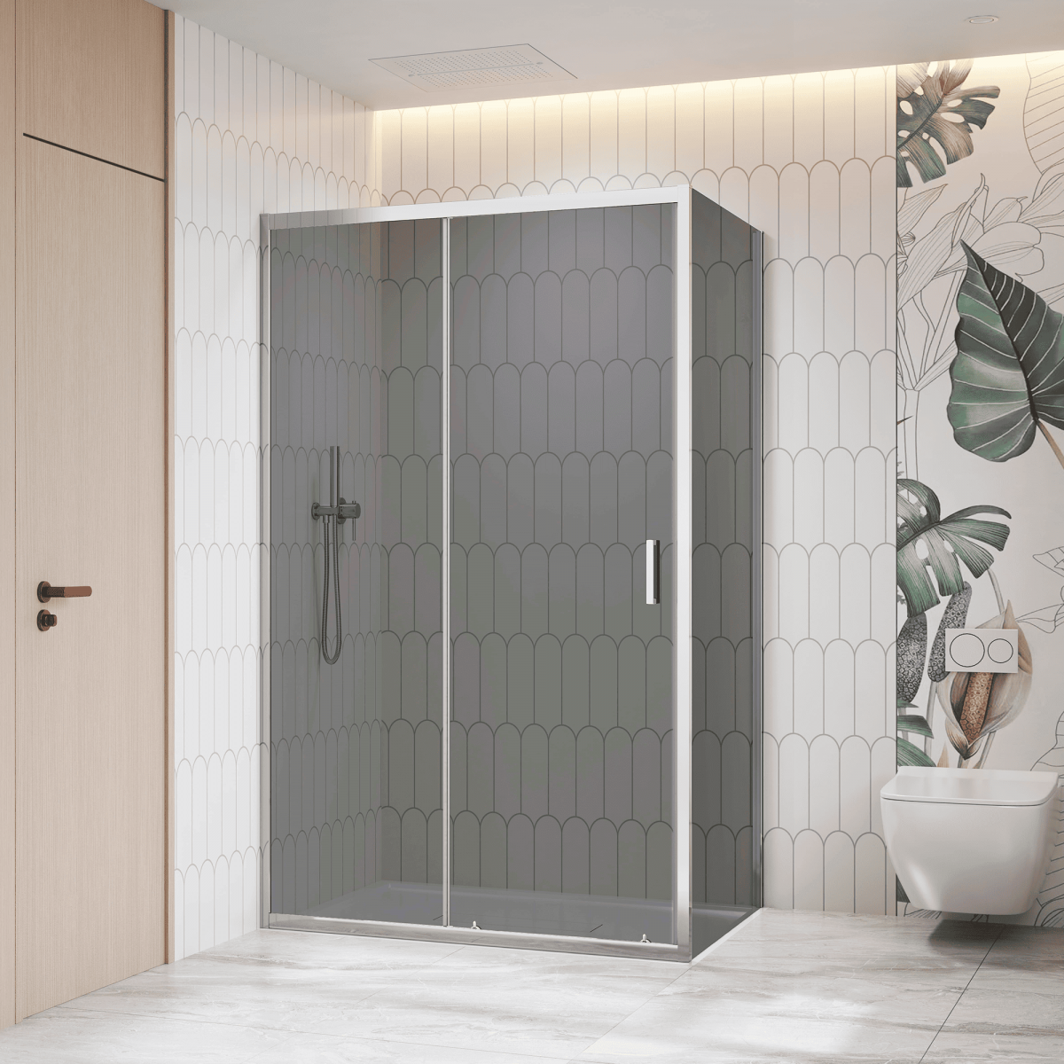 Душевой уголок RGW Classic CL-133 1400*800 мм (хром/тонированное)