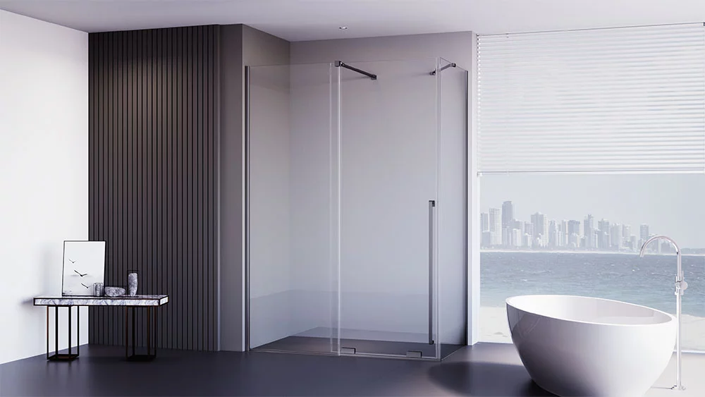 Душевой уголок Veconi Premium Trento PTC-SP-50GR PTC50-SP-130100-GR-01-C4 1300*1000 мм (брашированный графит/прозрачное)