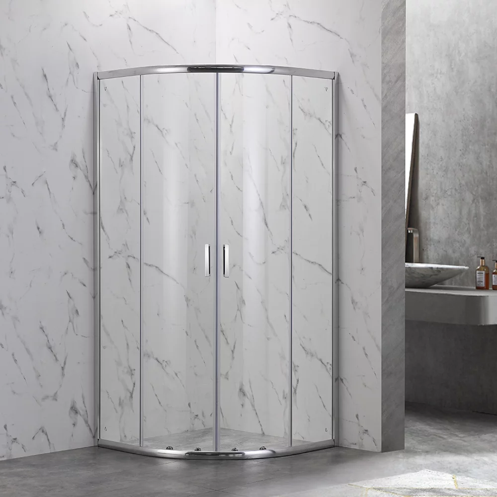 Душевой уголок Veconi RV-202 RV202-80-01-C4 800*800 мм (хром/прозрачное)
