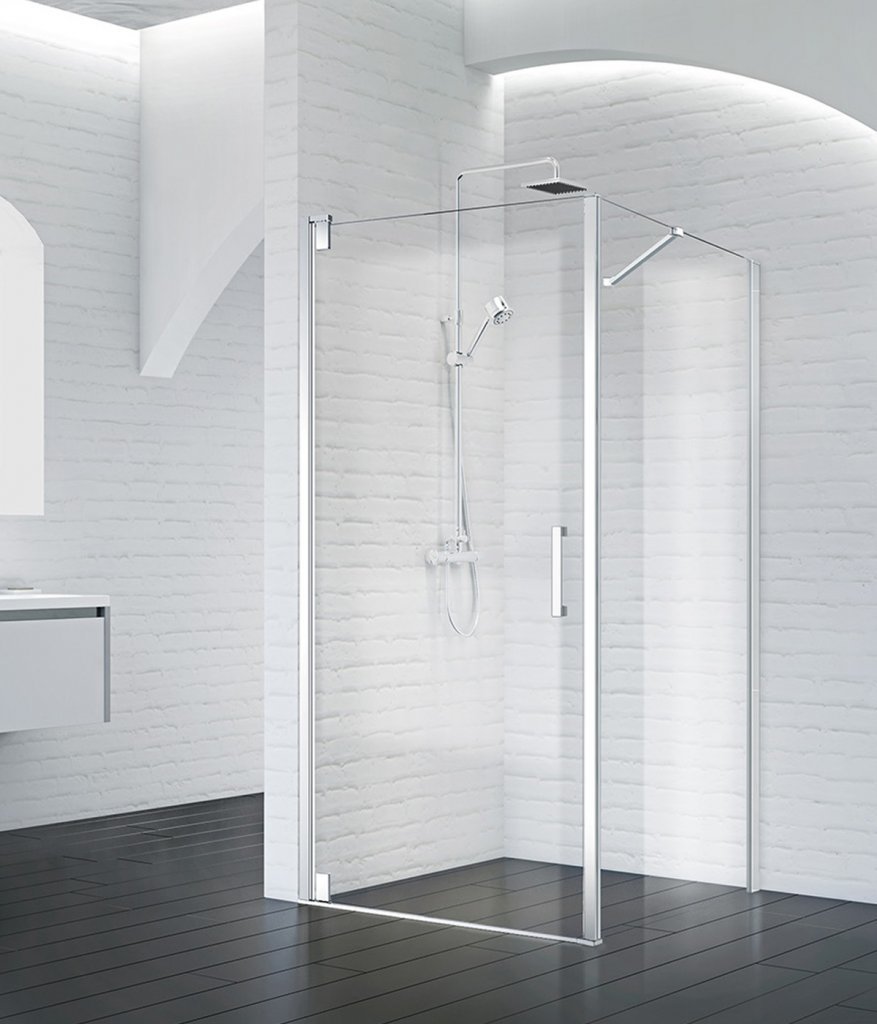 Душевой уголок BelBagno MARMI-A-1-80-C-Cr 800*800 мм (хром/прозрачное)