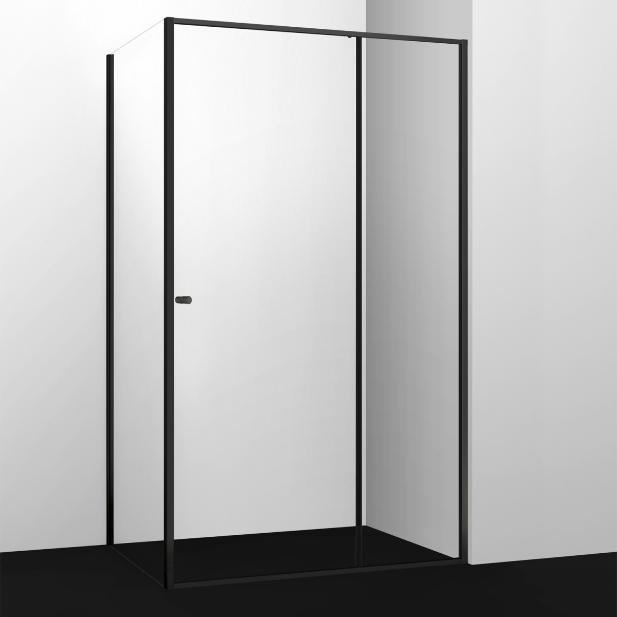 Душевой уголок WasserKRAFT Dill 61S14 1100*800 мм (черный/прозрачное)