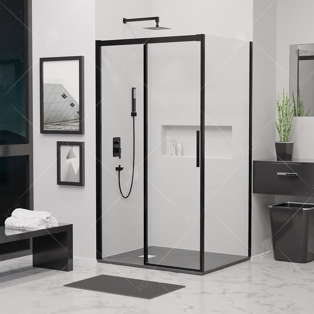 Душевой уголок RGW Classic LE-41B 1200*800 мм (черный/прозрачное)
