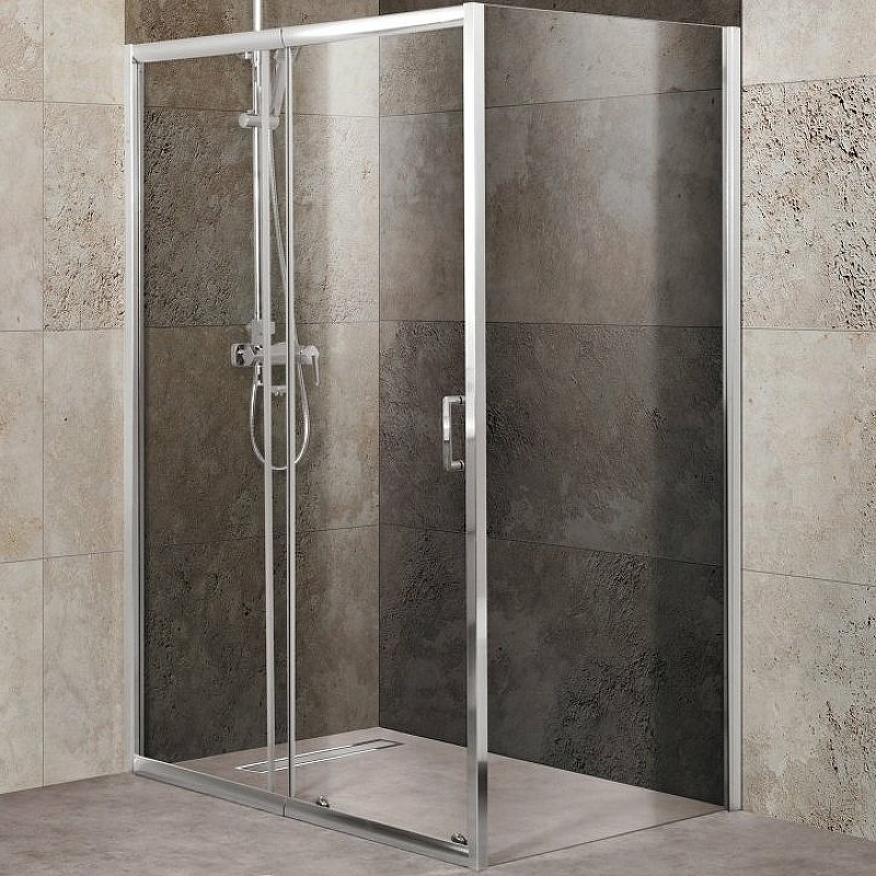 Душевой уголок BelBagno UNIQUE-AH-1-110/125-100-C-Cr 1250*1000 мм (хром/прозрачное)