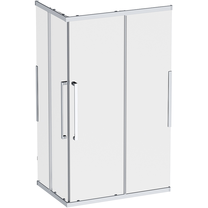Душевой уголок AM.PM Func Square Slide W84G-403-12090-MТ 1200*900 мм (хром матовый/прозрачное)