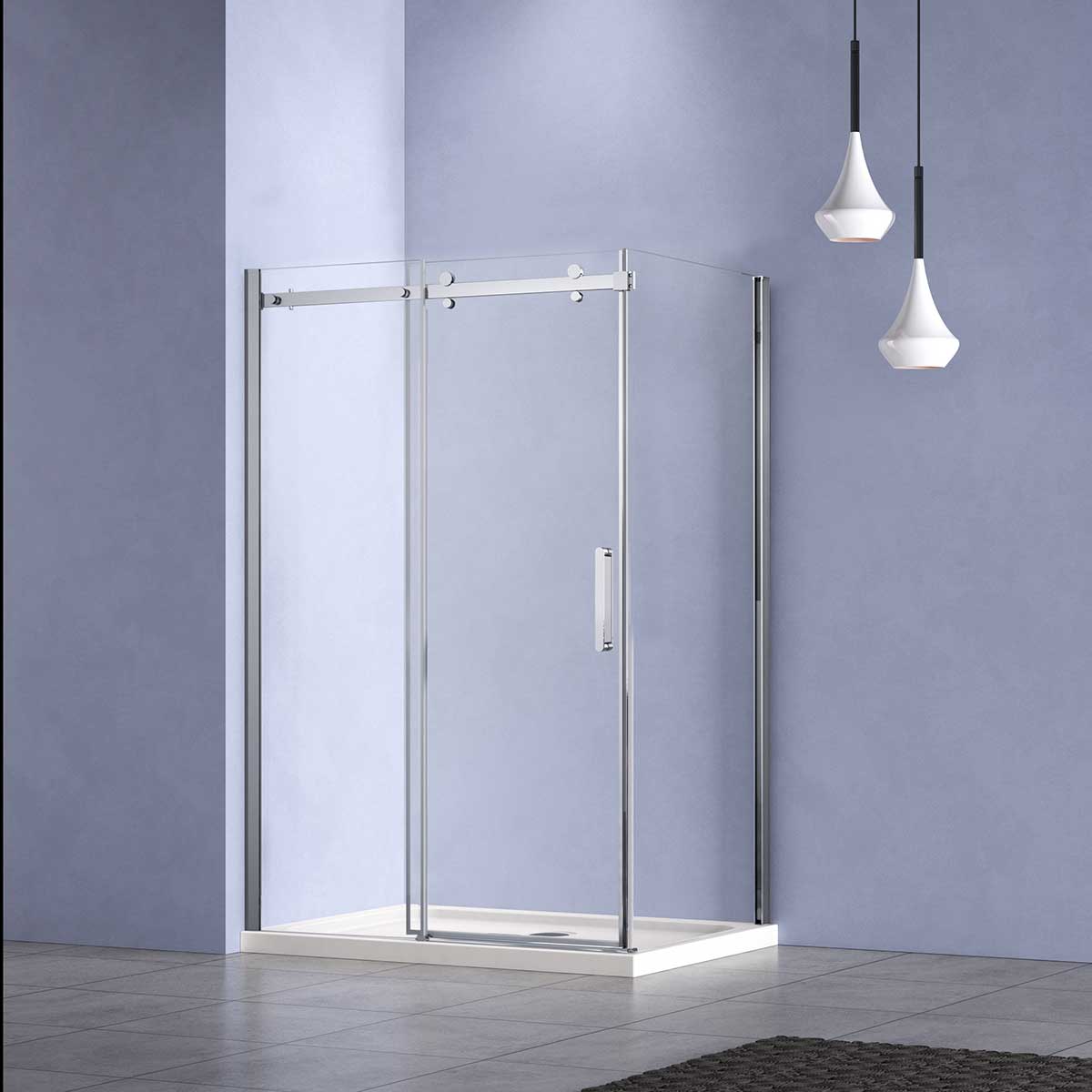 Душевой уголок Vincea Como-N VSR-4CN1013CL 1300*1000 мм (хром/прозрачное)