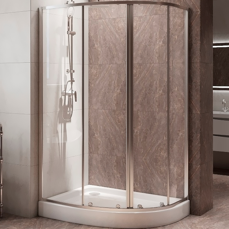 Душевой уголок BelBagno DUE-RH-2-100/80-C-Cr 1000*800 мм (хром/прозрачное)