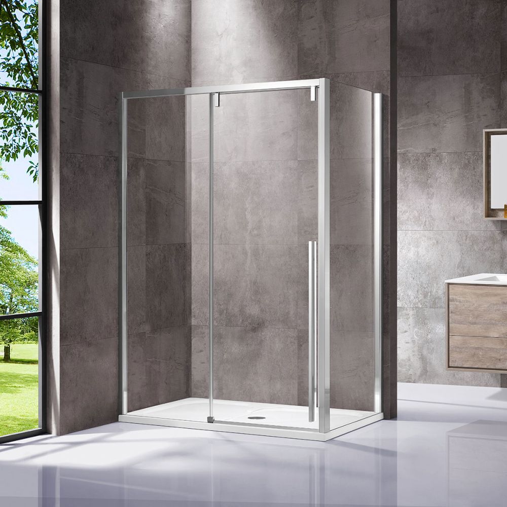 Душевой уголок Vincea Lugano VSR-1L1016CL-1 1600*1000 мм (хром/прозрачное)