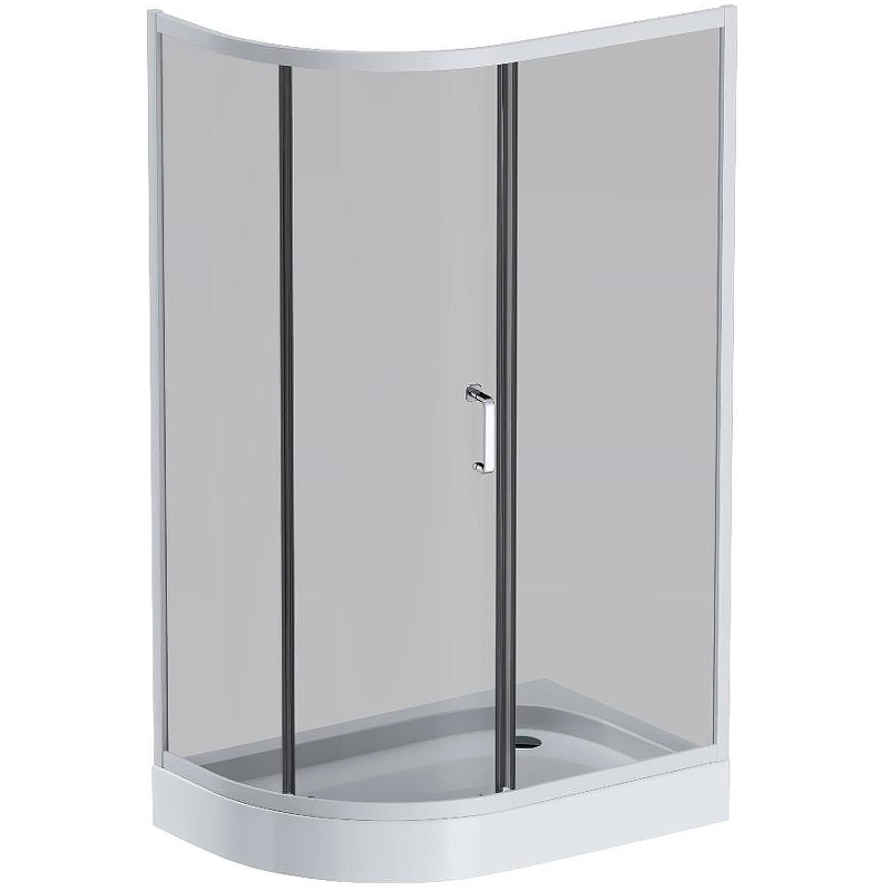 Душевой уголок AM.PM Like Solo Slide W83G-302U120CG64 1200*800 мм (хром матовый/тонированное)