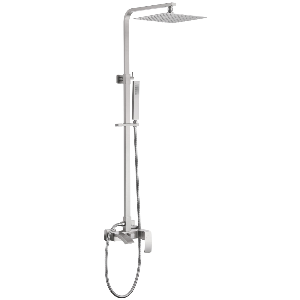 Душевая система Abber Wasserfall AF8616SPL (сатин)