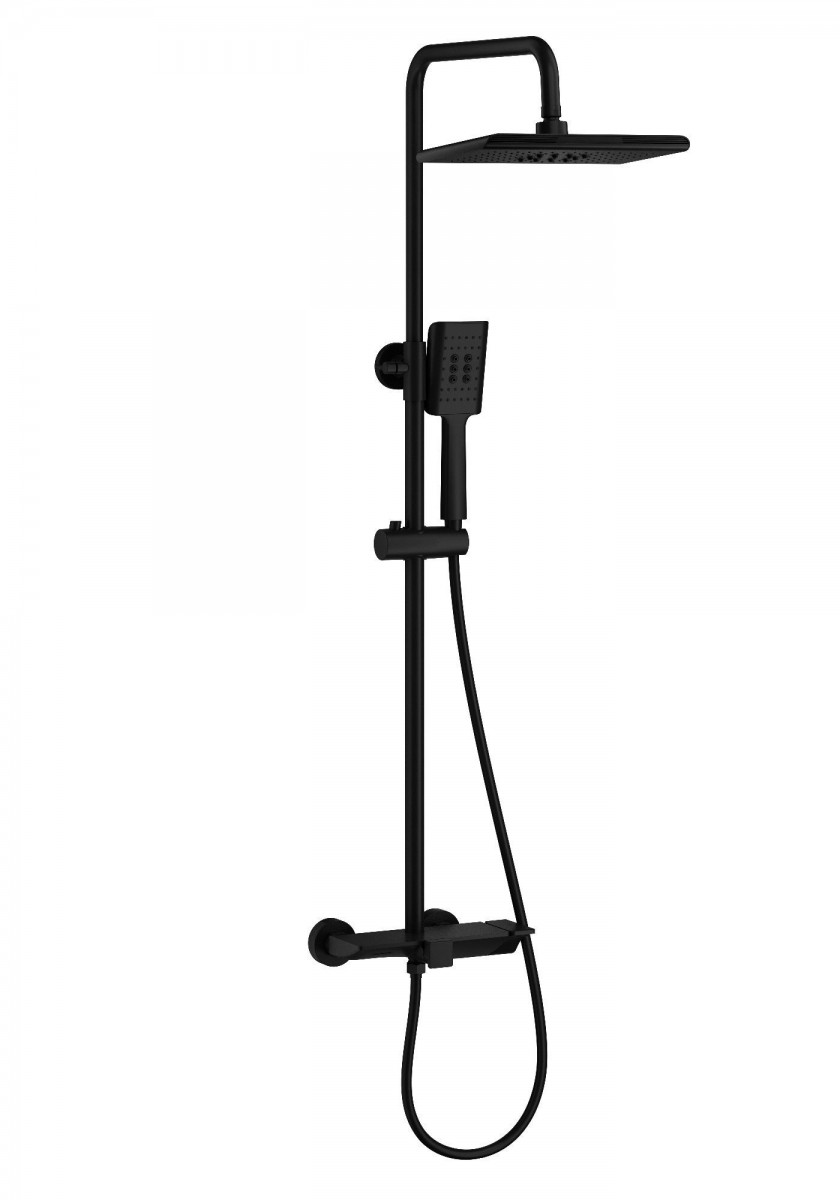 Душевая система Wonzon & Woghand WW-AE33110-MB (чёрный матовый)