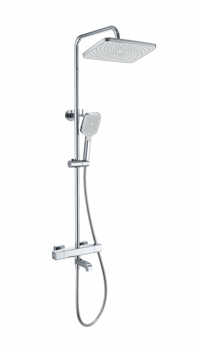 Душевая система Wonzon & Woghand STAY 2 WW-B3016-T1-CR (хром) с термостатом