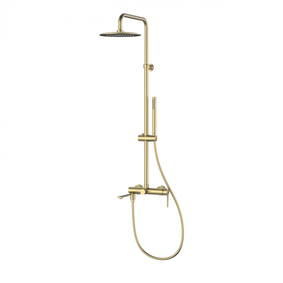 Душевая стойка Vincea Linea VSFS-4LN1BG (золото брашированное)