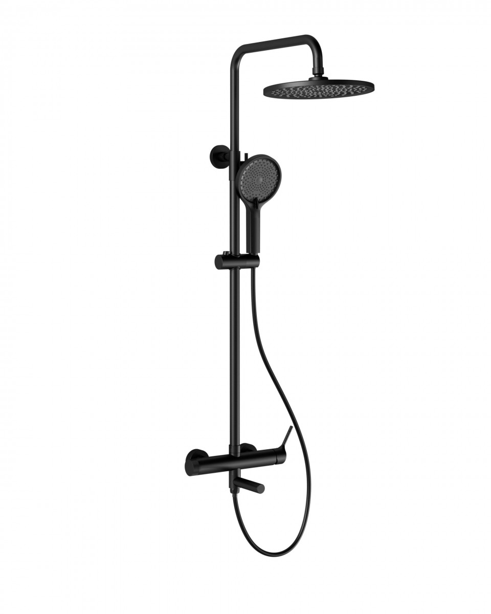 Душевая стойка Vincea Feerie VSFS-5FE1MB (черный)
