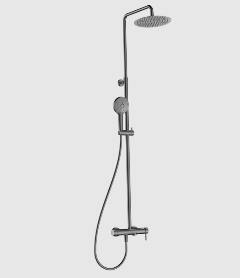 Душевая система AQUAme AQM8011GM (металл шлифованный)