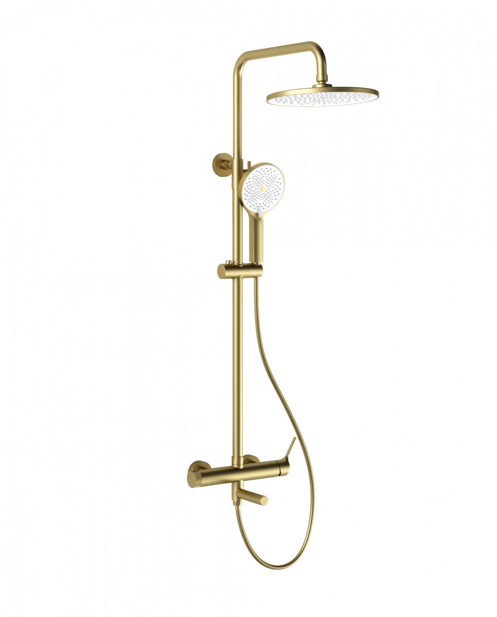 Душевая стойка Vincea Feerie VSFS-5FE1BG (золото брашированное)