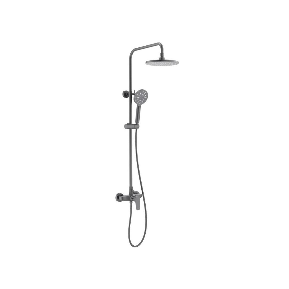 Душевая система Aquatek Бетта AQ2160BGM (оружейная сталь)