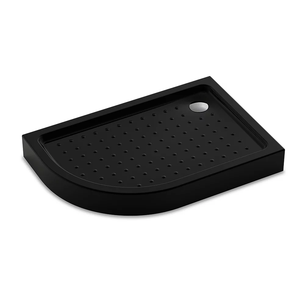 Душевой поддон Veconi Tezeo TZ55RB-12080-C5 1200*800 мм (чёрный матовый) R