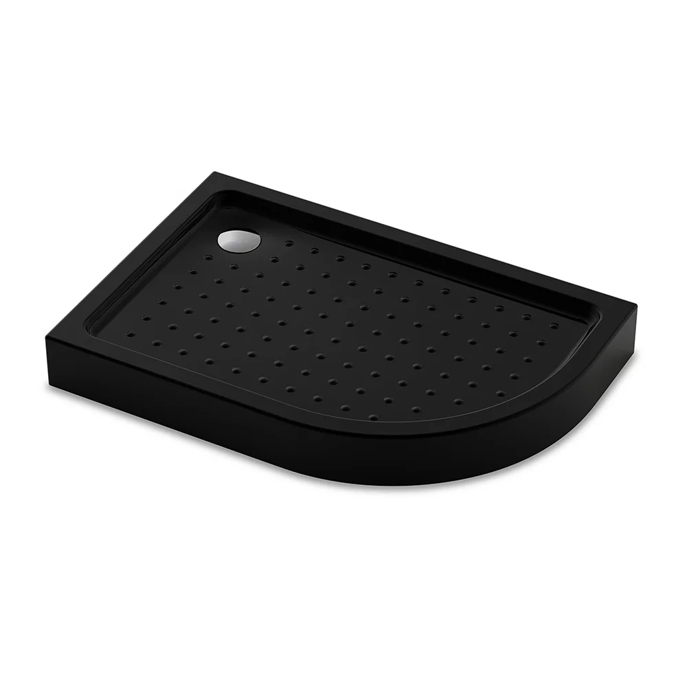 Душевой поддон Veconi Tezeo TZ55LB-12090-C5 1200*900 мм (чёрный матовый) L