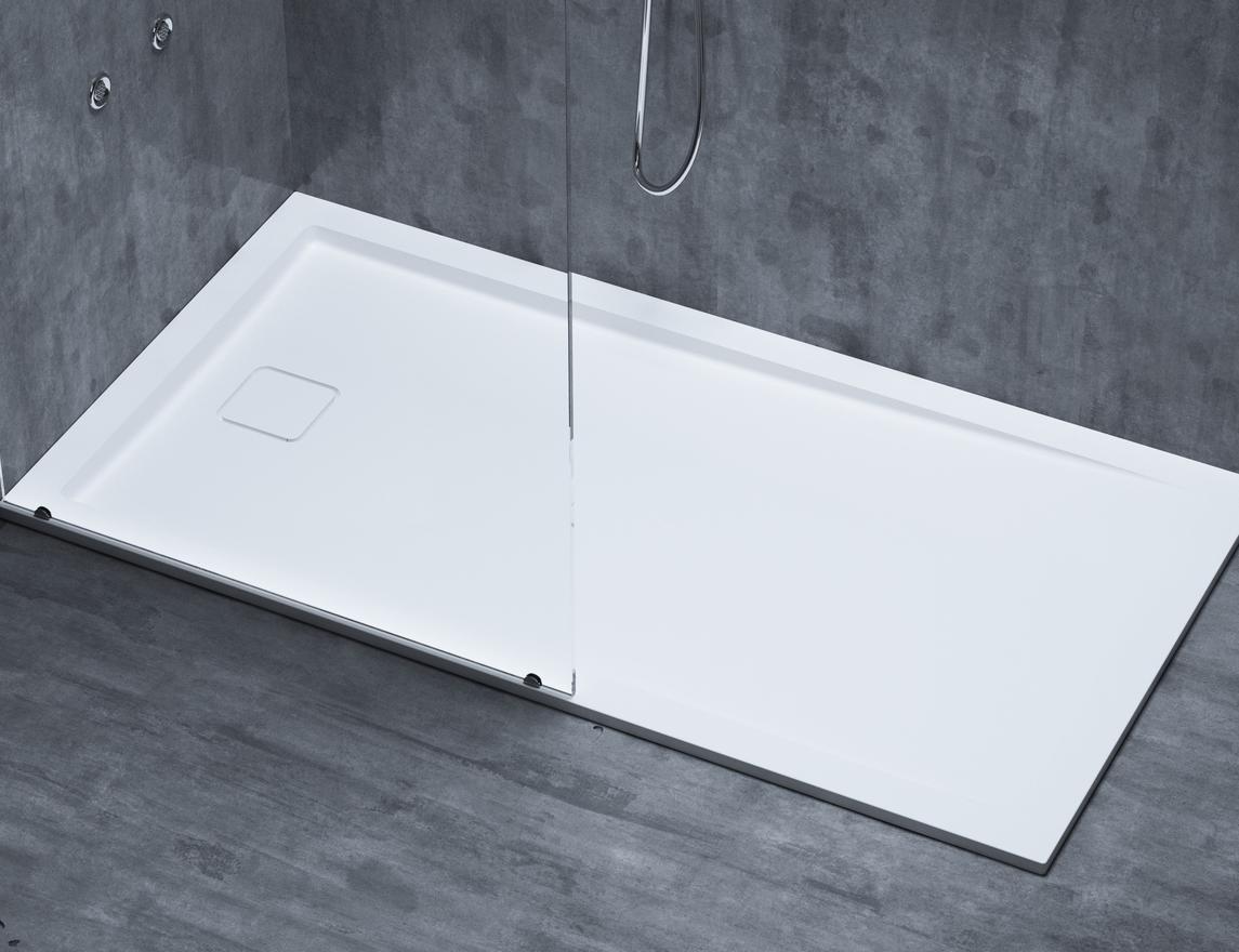 Душевой поддон Salini Capri S-Stonе 1500*800 мм (белый матовый)