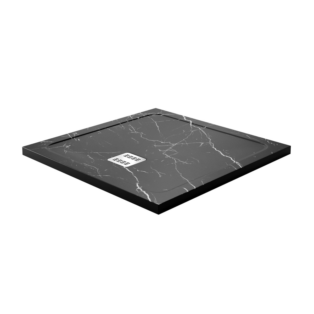 Душевой поддон WasserKRAFT Neime 19T03 900*900 мм (чёрный мрамор)