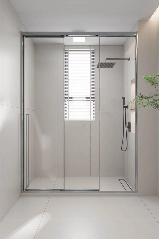 Душевая дверь Veconi Prato 300 CH-R PR3/R-160-01-CH-C4 1600*2000 мм (хром/прозрачное)