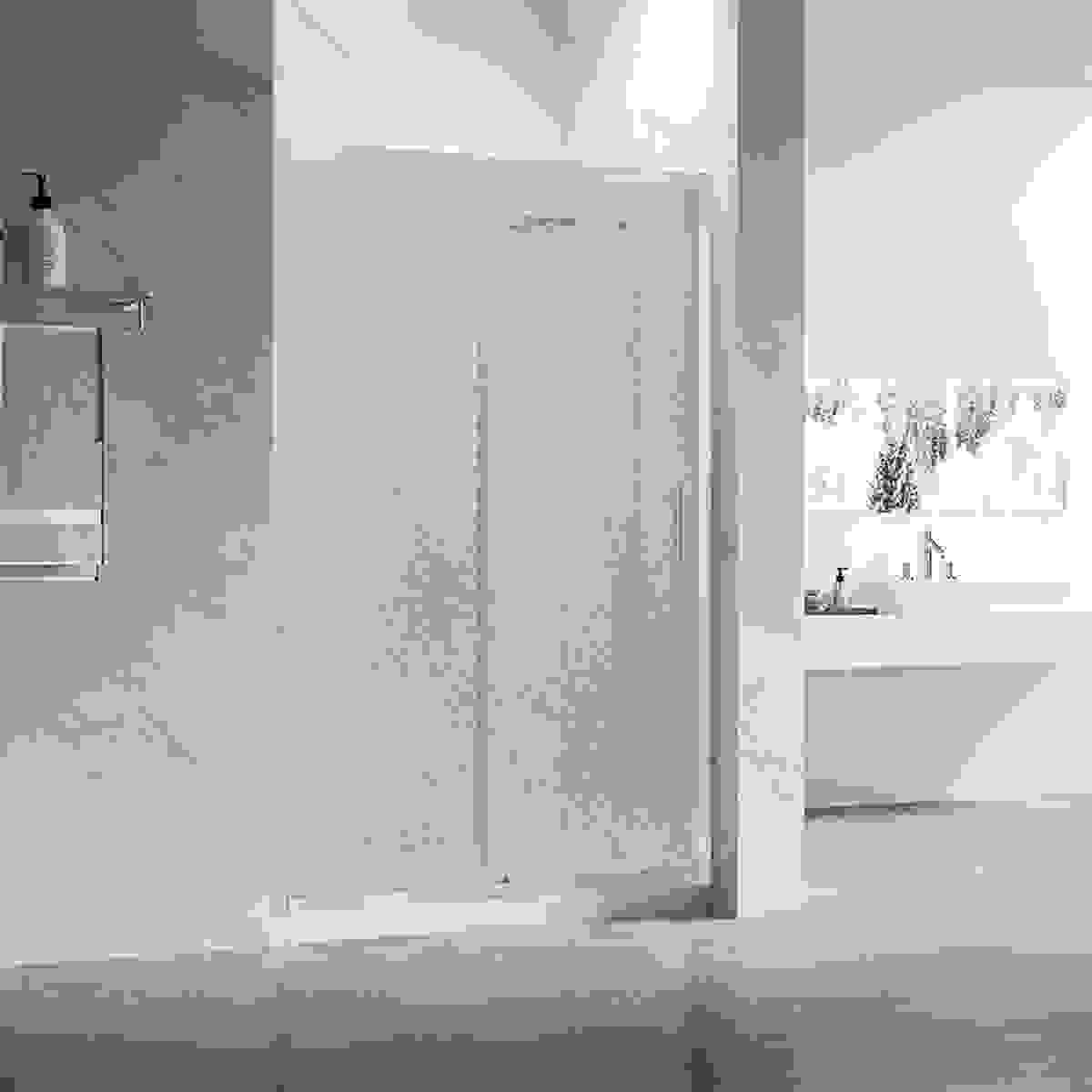 Душевая дверь Veconi VN-55 VN55-140-02-C8 1400*1950 мм (хром/рифлёное)