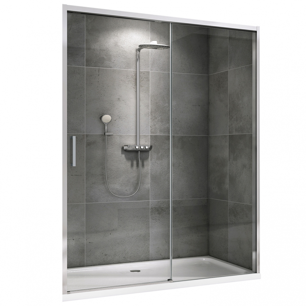 Душевая дверь Abber Komfort AG93140 1400*2000 мм (хром/прозрачное)