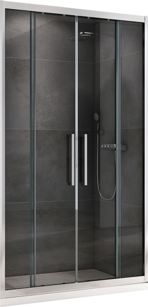 Душевая дверь Abber Schwarzer Diamant AG33140H 1400*1950 мм (хром/прозрачное)