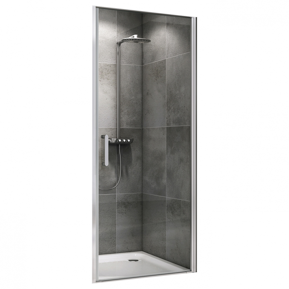 Душевая дверь Abber Sonnenstrand AG04060M 600*1950 мм (хром/матовое)
