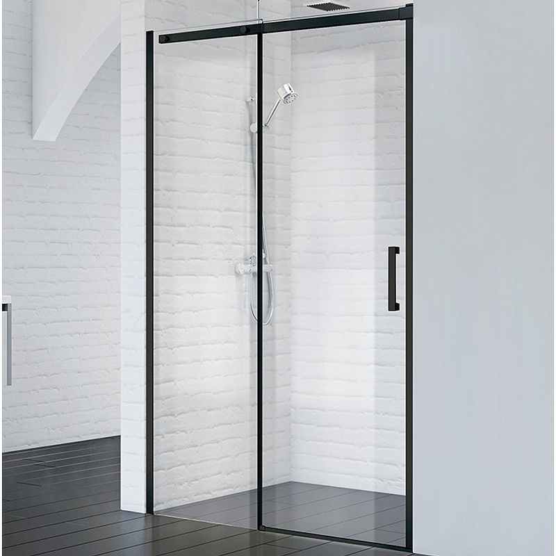 Душевая дверь BelBagno ACQUA-BF-1-130-C-NERO 1300*1950 мм (черный матовый/прозрачное)