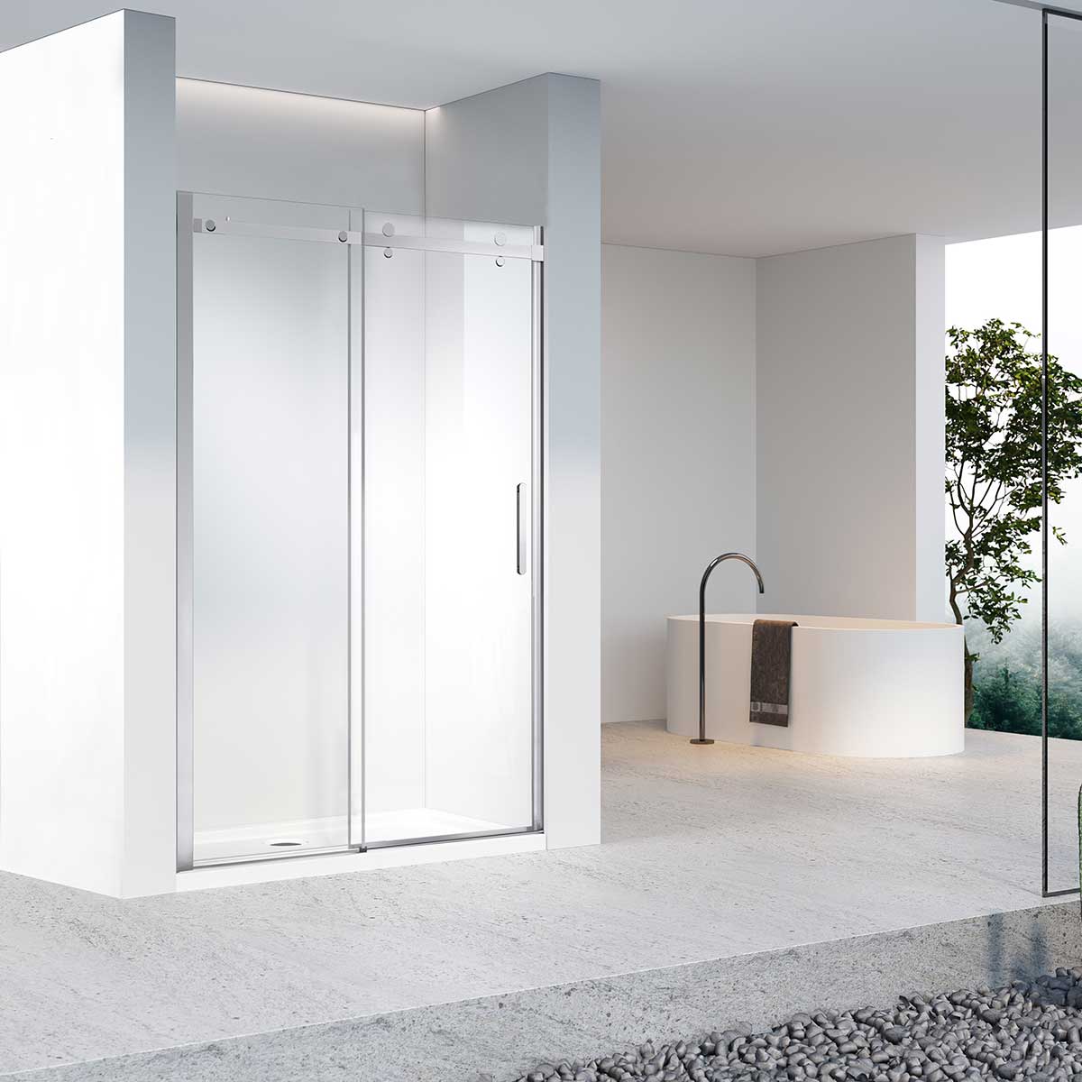 Душевая дверь Vincea Como-N VDS-4CN120CL 1200*1950 мм (хром/прозрачное)