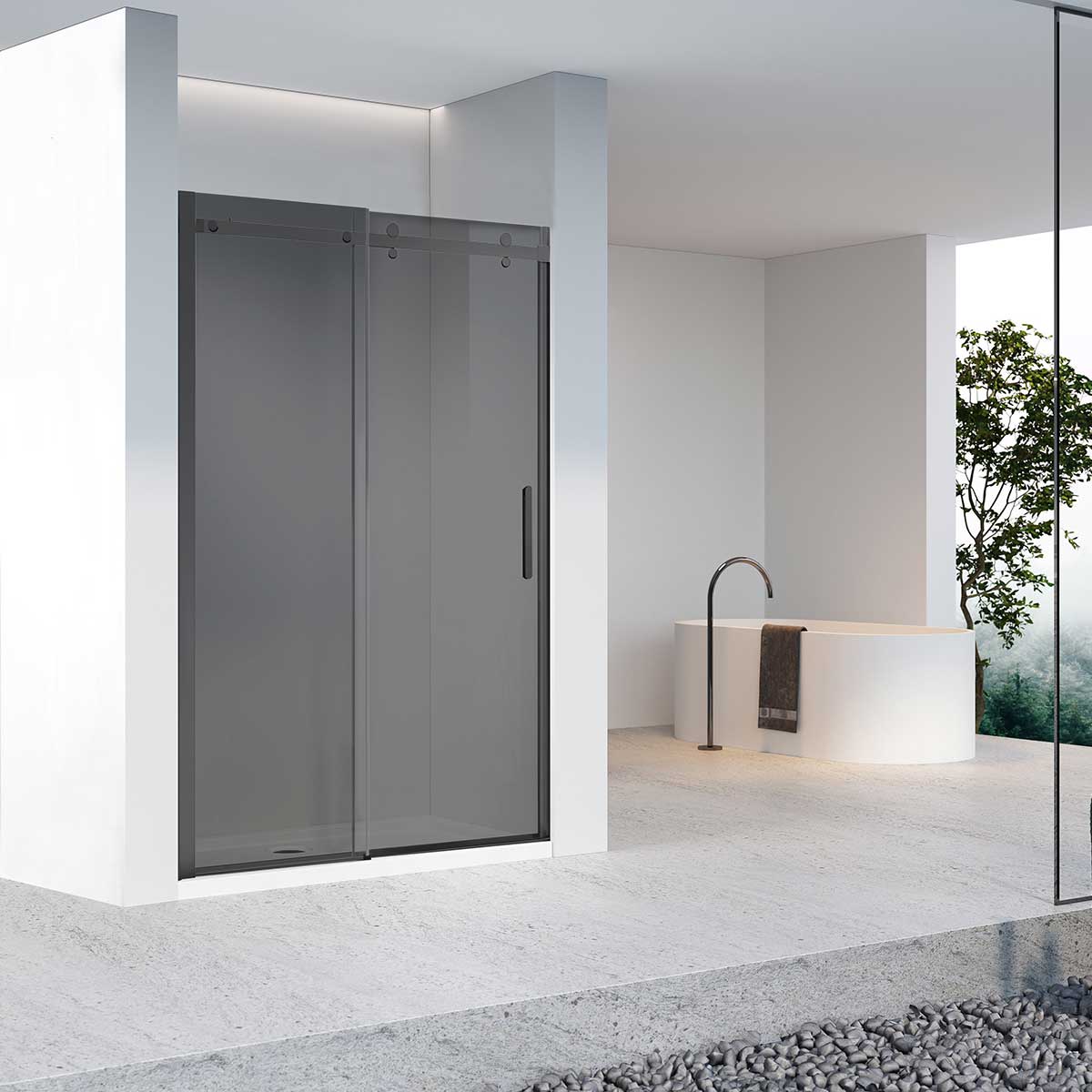 Душевая дверь Vincea Como-N VDS-4CN130CGB 1300*1950 мм (черный/тонированное)