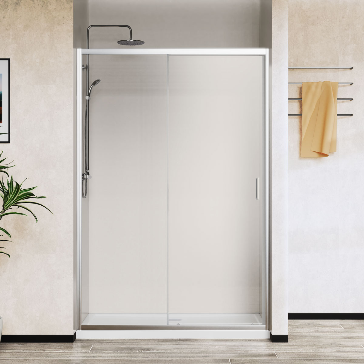 Душевая дверь Vincea City VDS-5CT150CL 1500*1950 мм (хром/прозрачное)