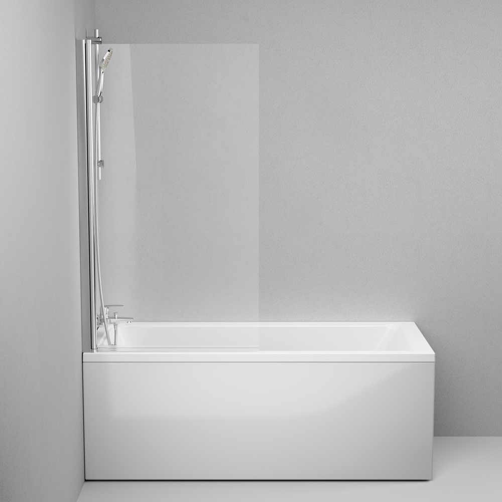 Шторка на ванну AM.PM Gem W90BS-D080-140CT 800*1400 мм (хром/прозрачное)