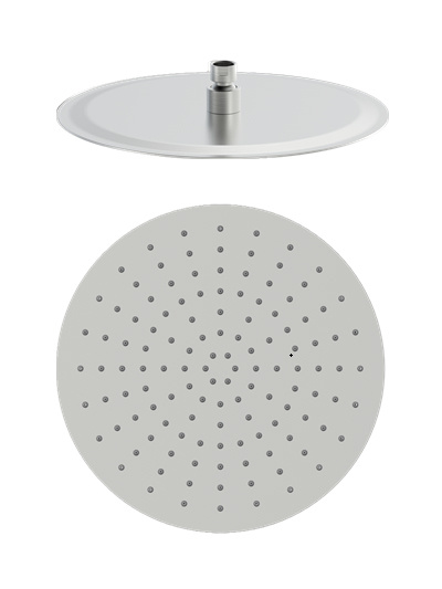 Верхний душ Wonzon & Woghand WW-88DP04-BN 300*300 мм (брашированный никель)