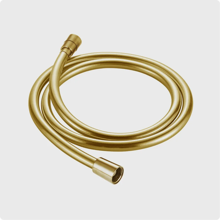 Душевой шланг AQUAme AQM1502GG 1500 мм (золото)