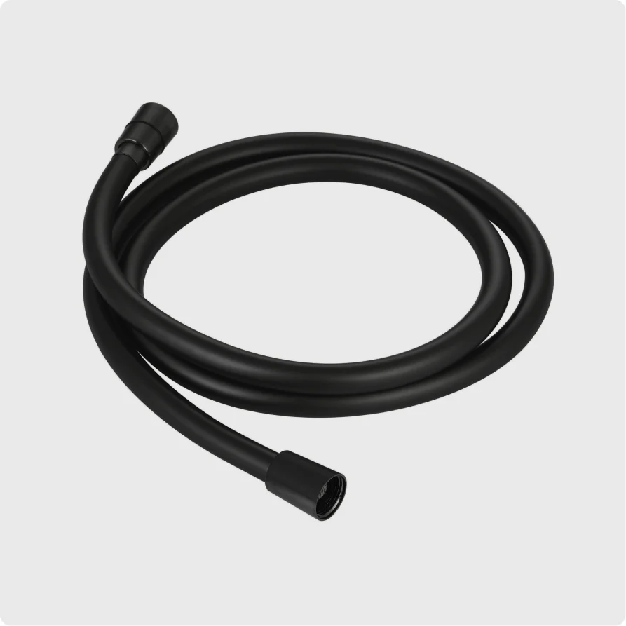 Душевой шланг AQUAme AQM1502MB 1500 мм (чёрный матовый)
