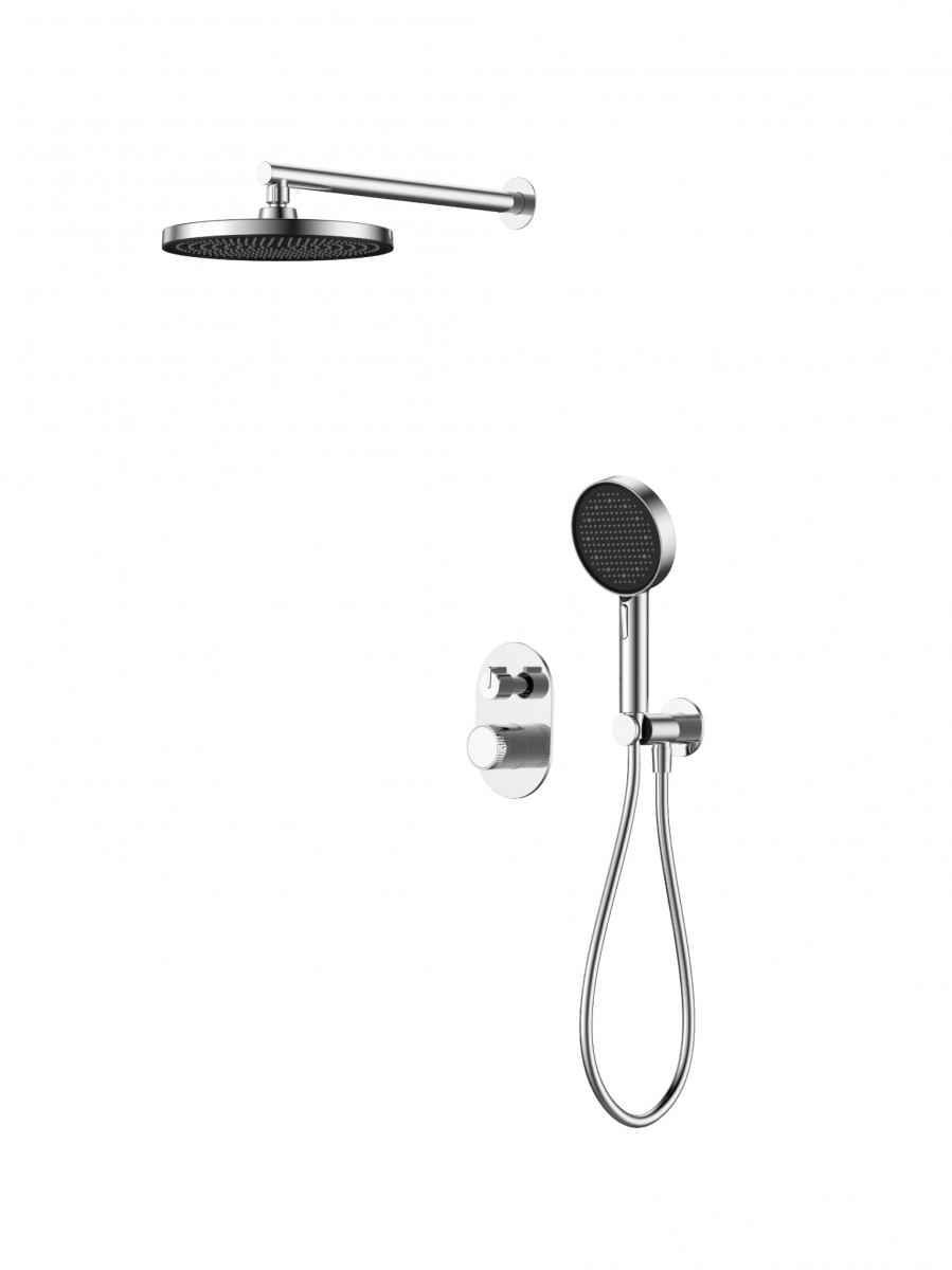 Встраиваемая душевая система Altrobagno Iconico ALTROBAGNOIconico040112Cr (хром)
