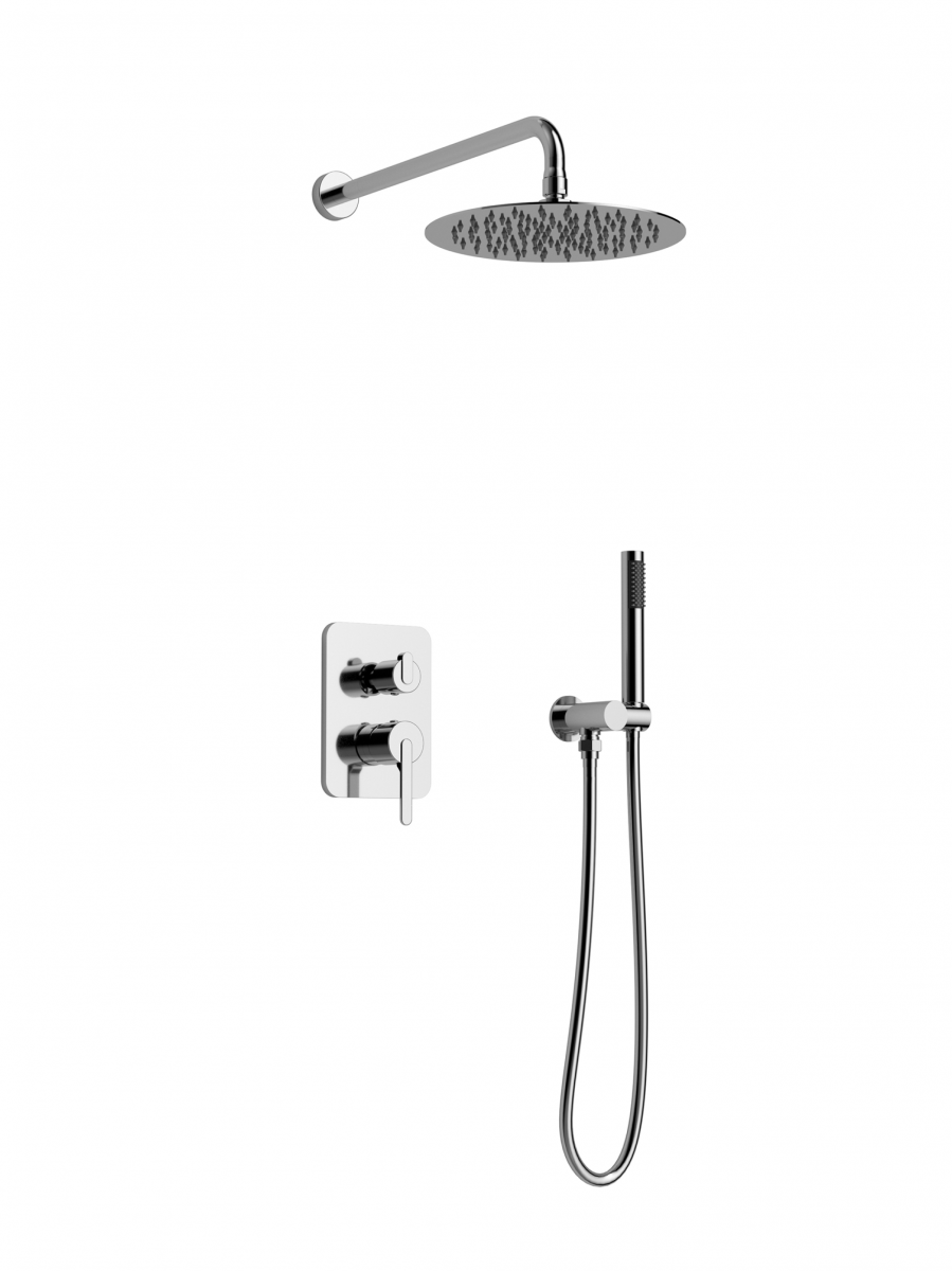 Встраиваемая душевая система Altrobagno Ricco ALTROBAGNOUnione040106Cr (хром)