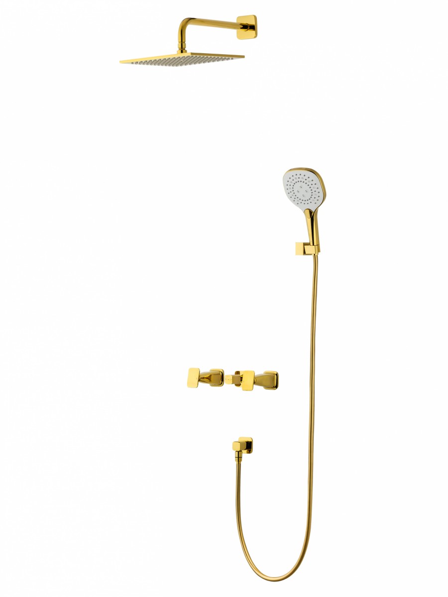 Встраиваемая душевая система Wonzon & Woghand SHAKESPEARE WW-654701-DG (тёмное золото)