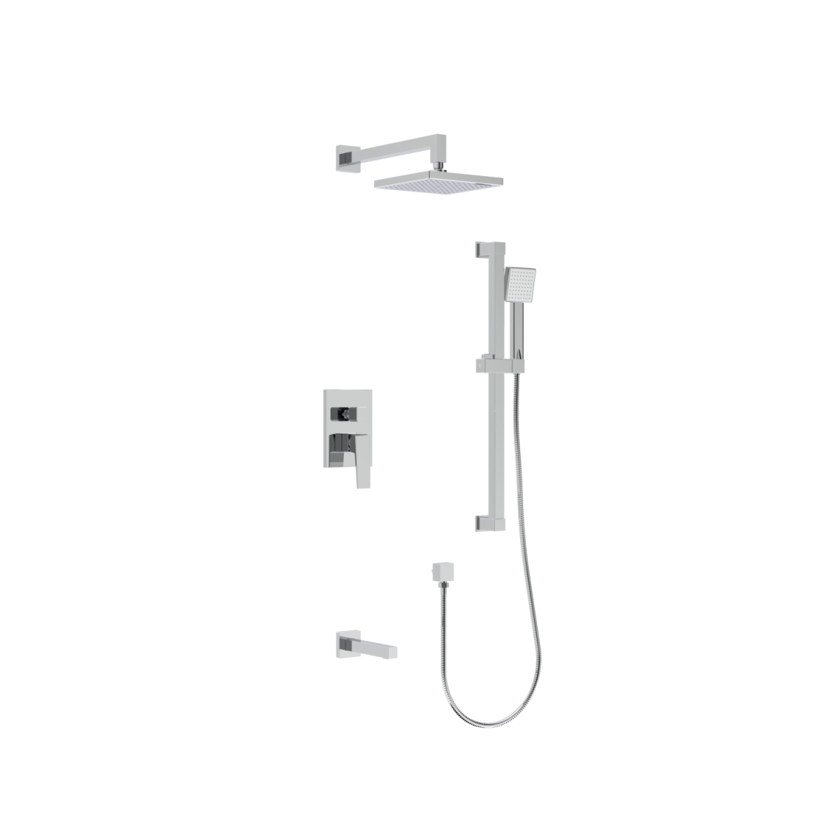 Встраиваемая душевая система Rush Thira TR3635-60 (хром)